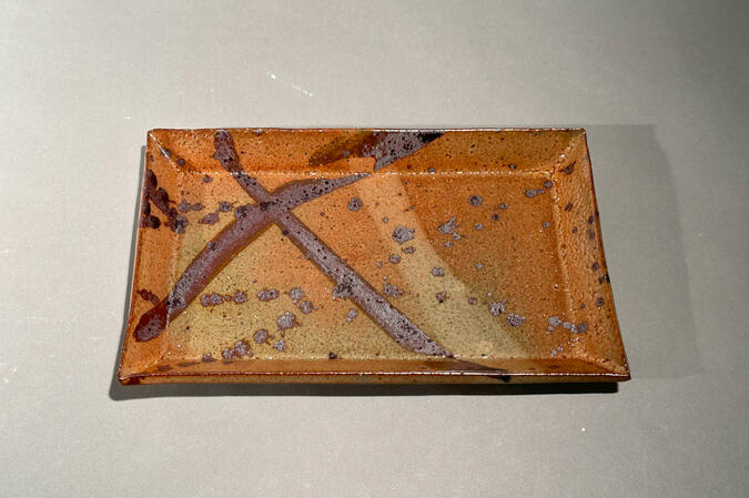 Shino and Iron Oxide Plate